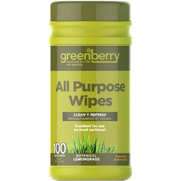 Greenberry Fiber Blend Cleaning Wipes 7 in. L x 8 in. W
