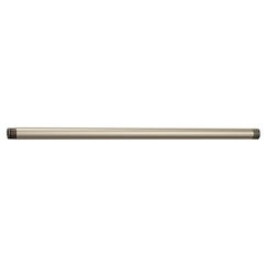 Brushed nickel shower arm
