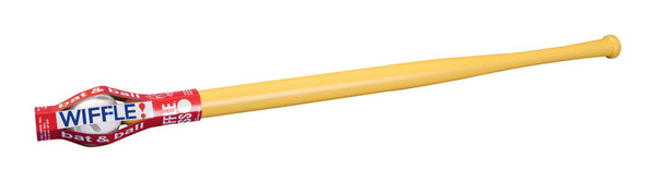 Juego de pelotas y bates de plástico amarillo de 2 piezas (paquete de 24)