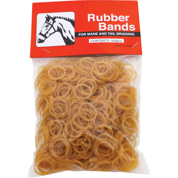 Bandas de goma trenzadas para caballos