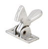 Pestillo para gabinete de aluminio natural de 1,38 pulg. de alto x 1,25 pulg. de ancho x 1,5 pulg. de profundidad de Ives by Schlage