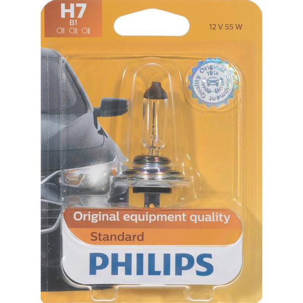 Bombilla halógena estándar para luces altas y bajas para automóviles Philips H7B1