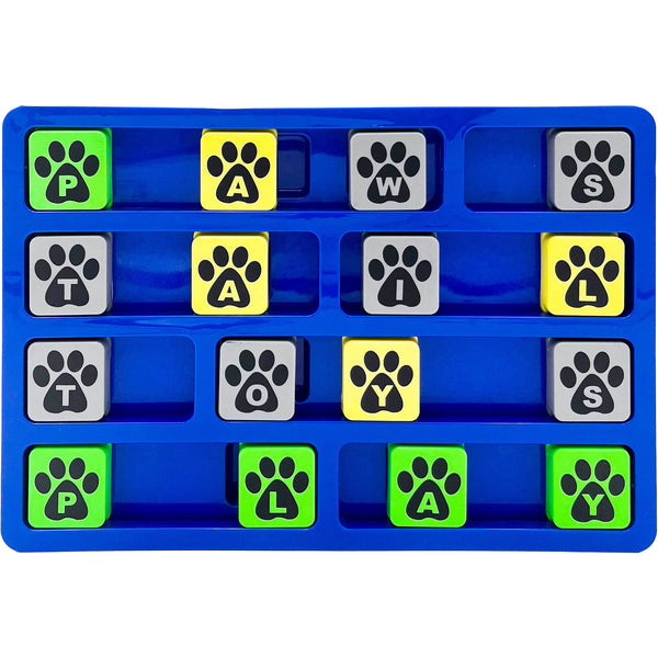 Juguete de palabras con forma de rompecabezas para cachorros Multipet