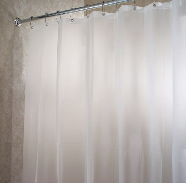 InterDesign 72 in. H x 78 in. W Frost Eva Shower Curtain Liner Vinyl (Pack of 4)