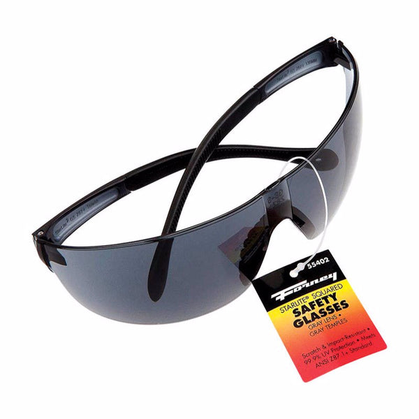 Gafas de seguridad resistentes a impactos Forney Starlite Squared con lentes grises, 1 unidad