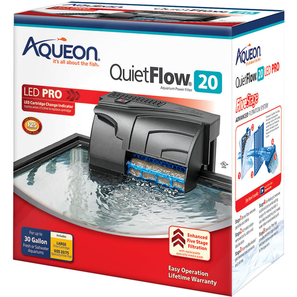 Filtro de potencia Aqueon Quietflow 20 LED Pro