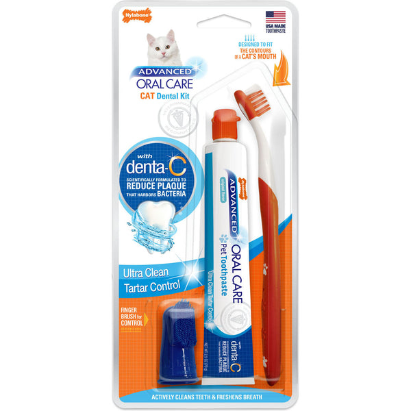 Kit dental Nylabone Advanced Oral Care para gatos