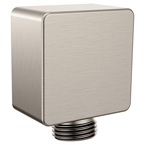 Spot resist brushed nickel drop ell