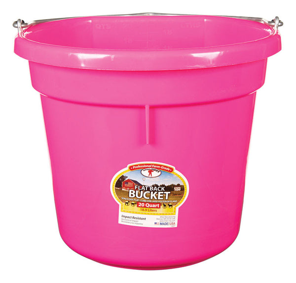 Little Giant 20 qt. Bucket Pink
