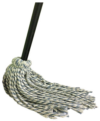 Trapeador de pisos, algodón n.° 24, mango de 54 pulgadas