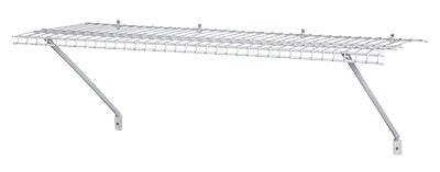 All-Purpose Wire Shelf Kit, White, 4-Ft. x 12-In.