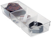 Interdesign 60730 13" X 5" X 2.25" Clear Linus Dresser Organizer