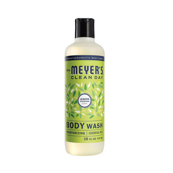 Mrs. Meyer's Clean Day - Gel de baño - Verbena de limón - Caja de 6 - 16 fl oz (paquete de 6)