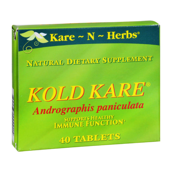 Kare-N-Herbs Kold Kare - 40 Tablets