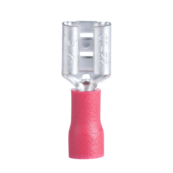 Calterm 61181 22-18 Awg Red Female Disconnects 21 Count