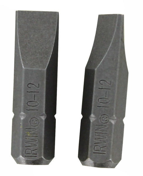 Punta de inserción ranurada de 1" de Irwin 3511152c, 10-12 puntas, 2 unidades
