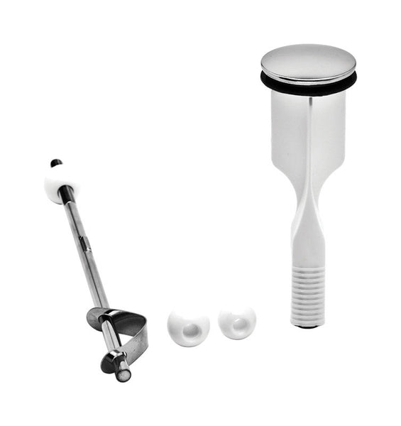 PF WaterWorks ClogFREE Chrome Plastic Pop-Up Drain Stopper