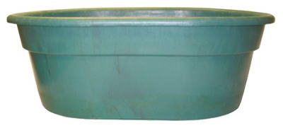 Tanque acuático, verde, 40 galones.