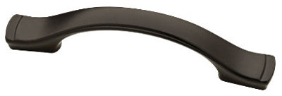 Cabinet Pull, Vuelo, Flat Black, Dual-Mount, 3-In. or 96mm