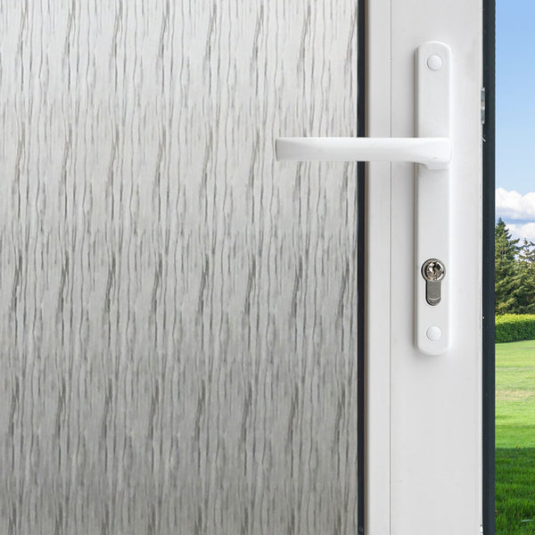 Película estática para ventanas de interior con efecto cascada esmerilada Gila, 36 pulgadas de ancho x 6,5 pies de largo (paquete de 4)