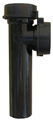 PVC Pipe Fitting, Lavatory/Kitchen Drain Tee, Black, 1.5-In. OD Tube x 7-In. Slip Joint (Pack of 6)