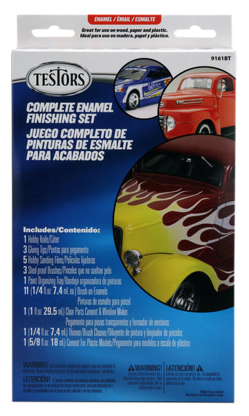 Juego de pintura de esmalte Testor'S 9161bt de 25 piezas para acabado (paquete de 6)