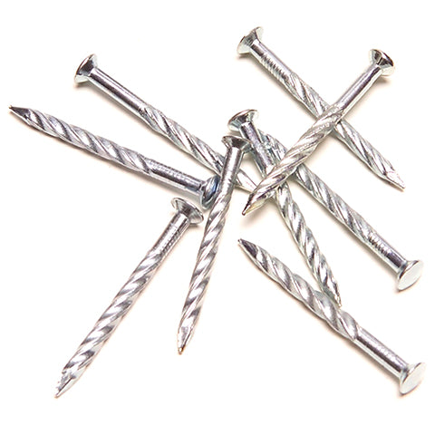 M-D 95638 1 Lb 1-1/4" 13 Gauge Silver Screw Nails