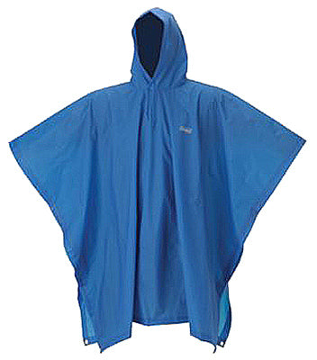 Poncho de lluvia, juvenil, azul
