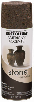 Pintura en aerosol texturizada American Accents, marrón mineral, 12 oz.