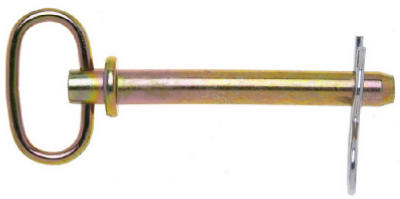 Hitch Pin With Clips, Galvanized, 1 x 6.75-In.