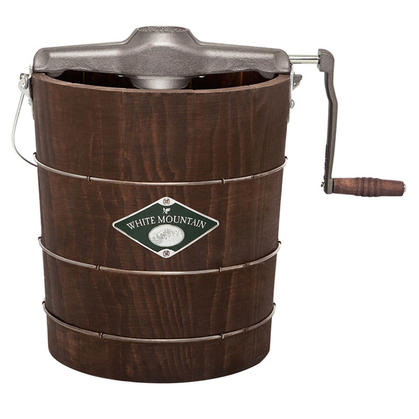 White Mountain Brown 4 qt. Ice Cream Maker 13.1 in. H x 18.6 in. W x 13.3 in. L
