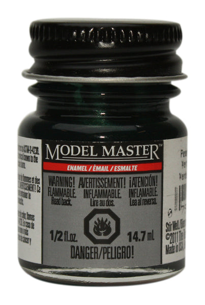 Pintura esmaltada para autos Model Master Testor'S 277910 de 1/2 oz, color verde oscuro perlado brillante (paquete de 12)