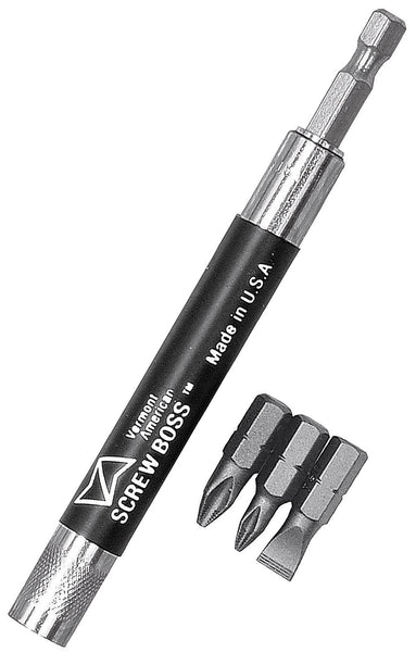 Vermont American 16062 4 Piece Set Screw Boss™ Finder & Power Bits
