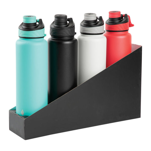 Manna 40 oz Assorted Double Wall Water Bottle (Pack of 4)