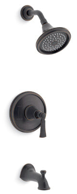 Elliston Tub-Shower Faucet, Single Handle, Bronze