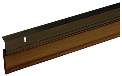 Burlete para puerta, aluminio y vinilo, bronce, 2-3/8 pulg. x 3 pies.