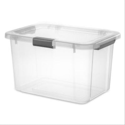 Caja de regalo con aroma fresco, base con tinte aguamarina, 25 cuartos de galón (paquete de 6)