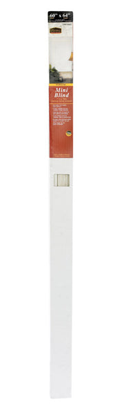 Living Accents Vinyl Interior Mini-Blinds 60 in. W Alabaster