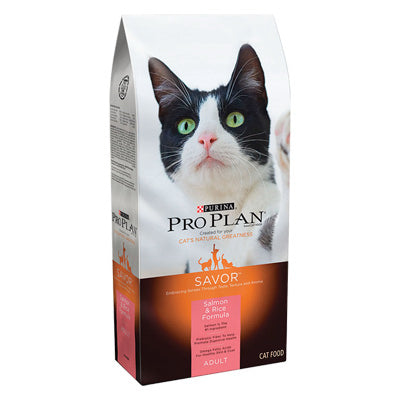 Alimento para gatos, salmón y arroz, bolsa de 3,5 libras
