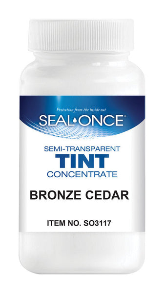 Seal-Once Bronze Cedar Stain Tint 4 oz. (Pack of 4)