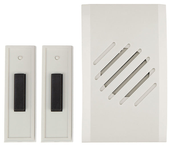 Carlon Lamson & Sessons RC3732D White Wireless Plug-In Doorbells