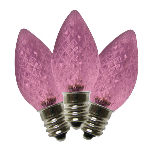 LED C7 SMD BULB PNK BX25