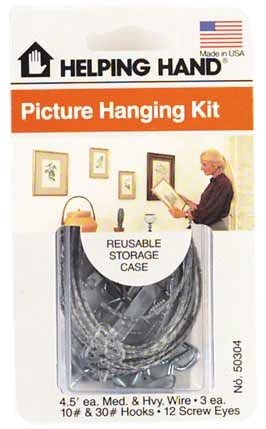 Helping Hand 50304 Picture Hanging Kit (Pack of 3)