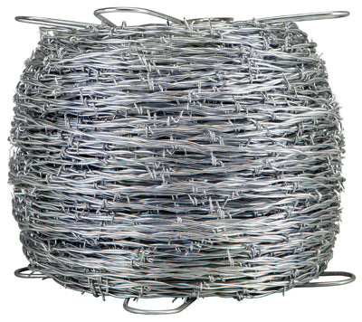 Alambre de púas, calibre 12,5, 4 puntas, 1320 pies (paquete de 27)