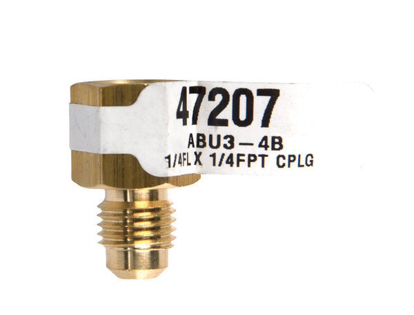 JMF 1/4 in. Flare x 1/4 in. Dia. Female Brass Adapter (Pack of 5)