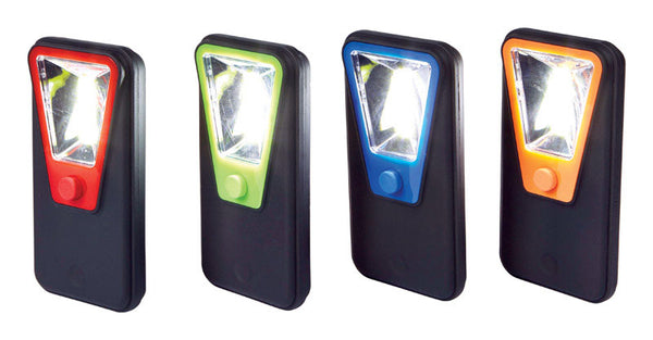Luz de trabajo LED COB Diamond Visions Max Force de 200 lúmenes con batería AAA (paquete de 18)