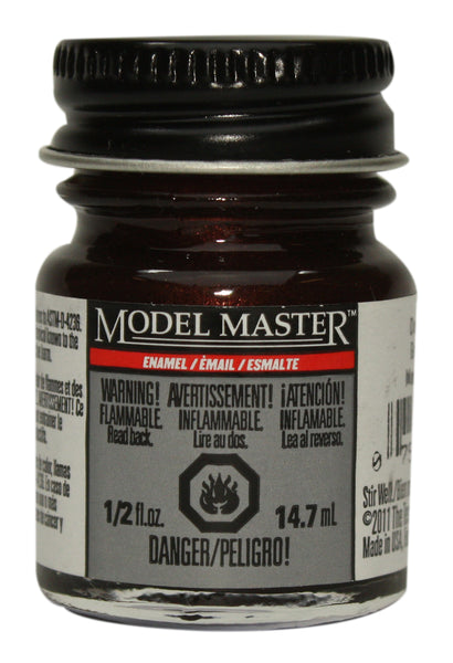 Pintura esmaltada para autos Model Master de color marrón oscuro brillante Testor'S 2752 de 1/2 oz (paquete de 12)