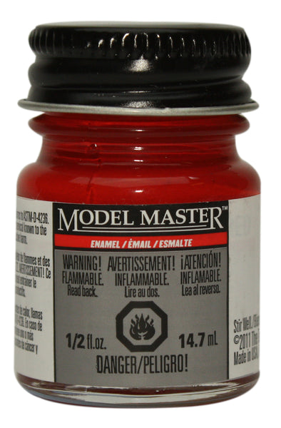 Pintura esmaltada para autos Testor'S 2718 de 1/2 oz, color rojo Guards Model Gloss Master (paquete de 12)