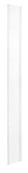 Genova 6 in. W x 5 ft. L White Vinyl Gutter Guard