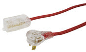 Cable de extensión para grifo de cubo de tela roja de 8 pies Woods 64600701